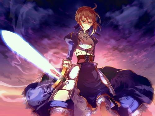 saber 动漫av,穿越时空的剑舞传奇