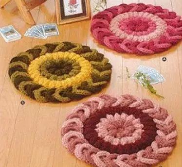 钩针编织坐垫视频